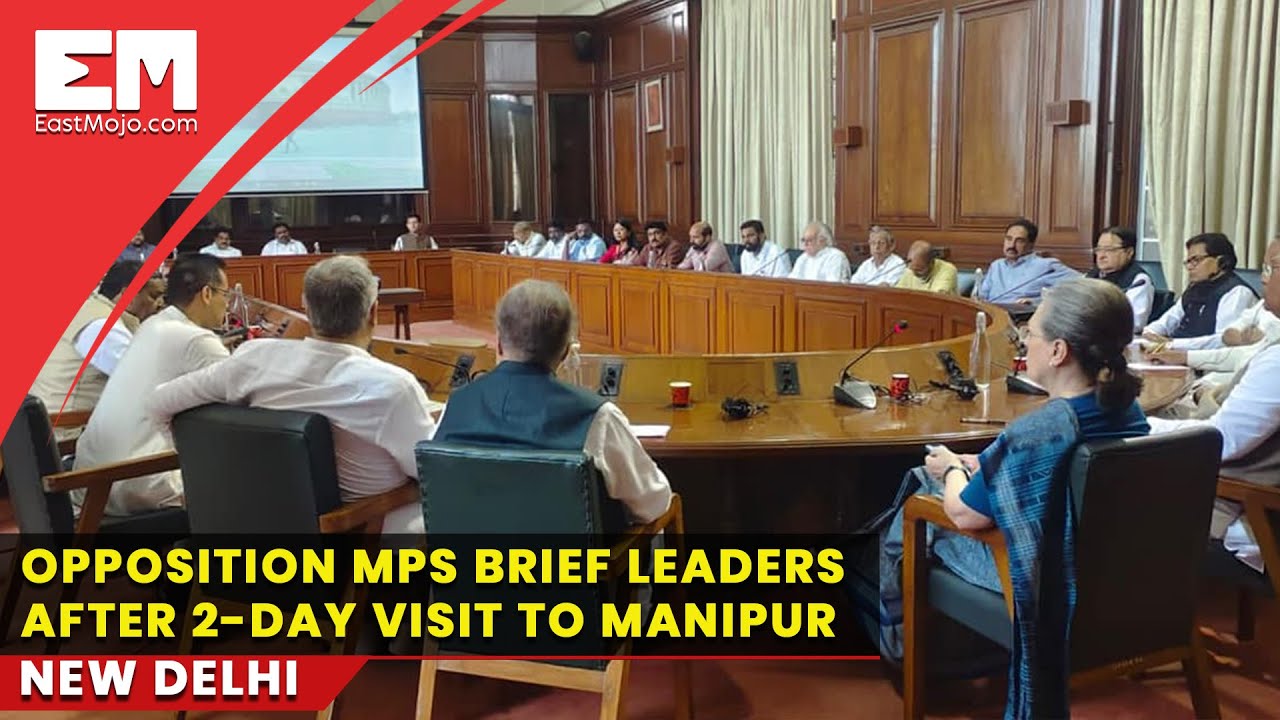 Opposition INDIA leaders hold meeting following MPs&rsquo; return&nbsp;from&nbsp;Manipur