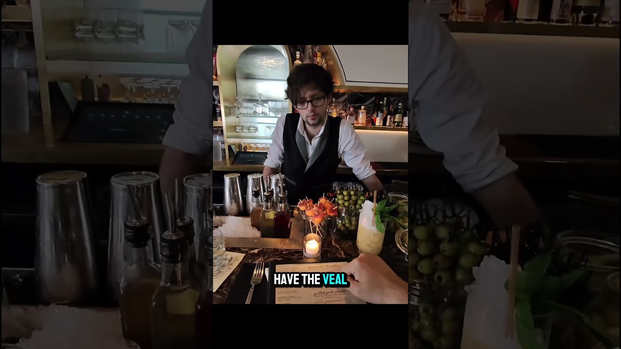 POV: Cab Drivers Solo Dinner at a Fancy New York Restaurant