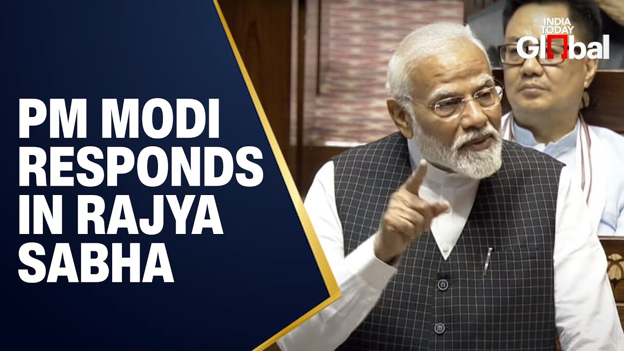 Rajya Sabha LIVE: PM Modi’s Reply to President’s Address
