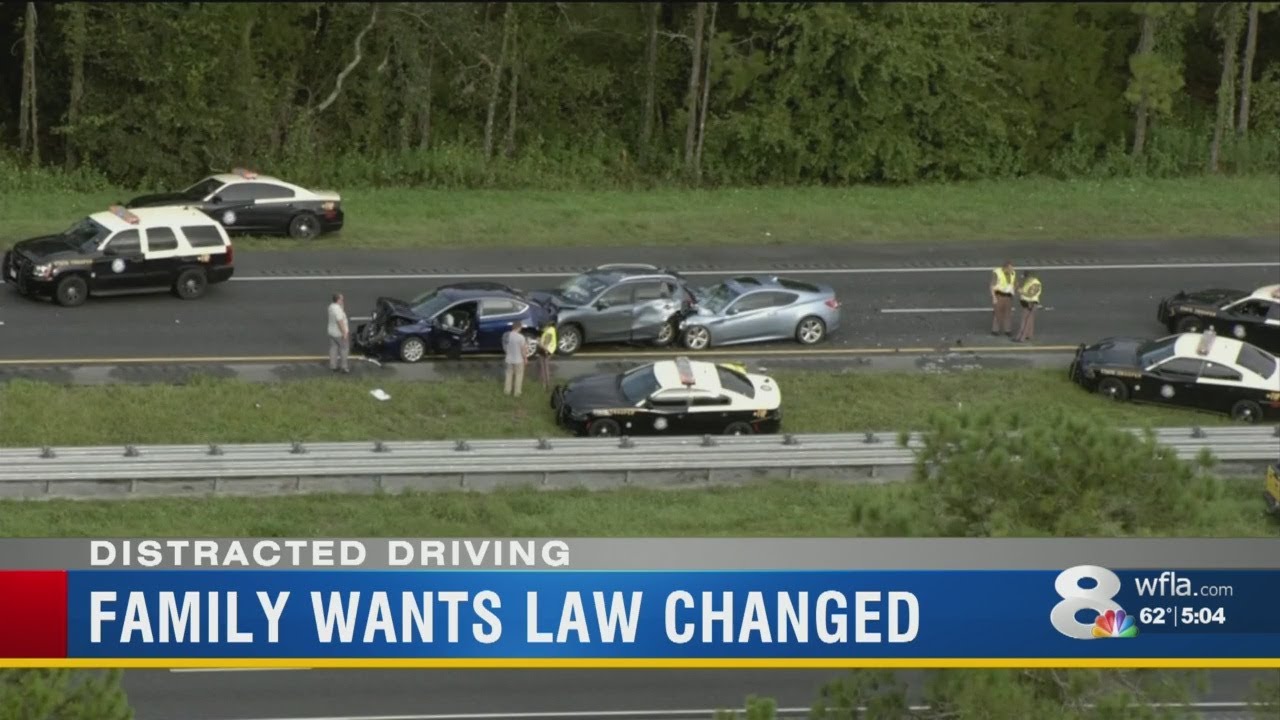 Florida family hopes to change cell phone law to prevent distracted driving
