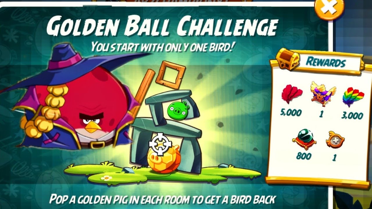 Angry birds 2 golden ball challenge 16 June 2026 with Terence #ab2 golden challenge today