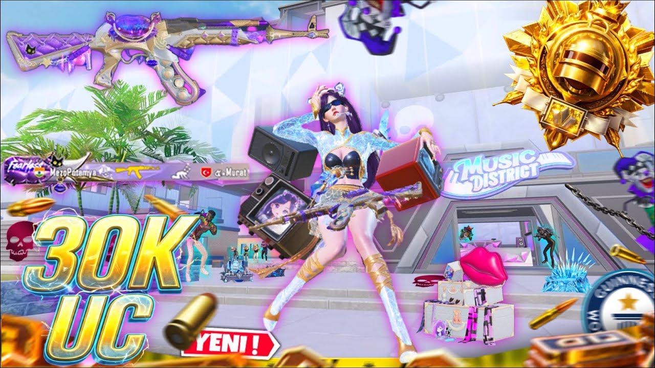 $30.000 UC 😱  NEW DIMENSIONAL DİVA LUCKY SPİN 🥶 PUBG Mobile !