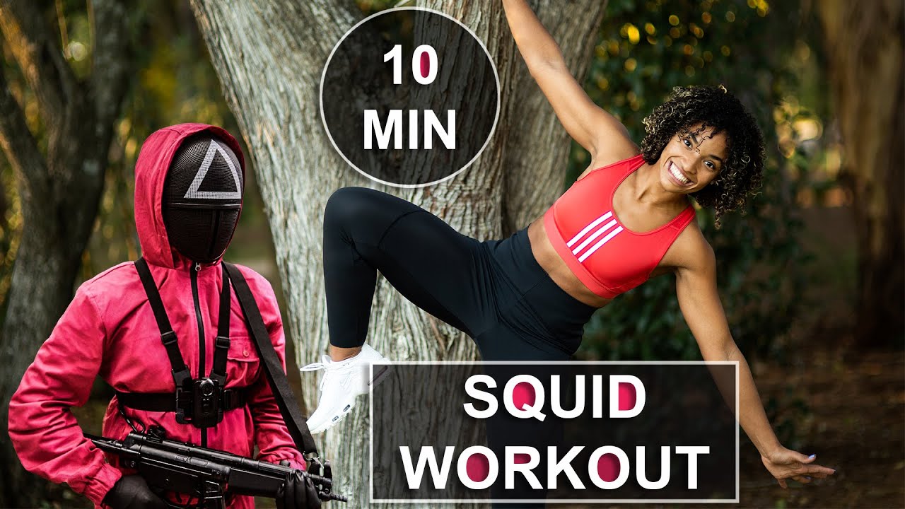 10min Squid Workout | Red Light Green Light |