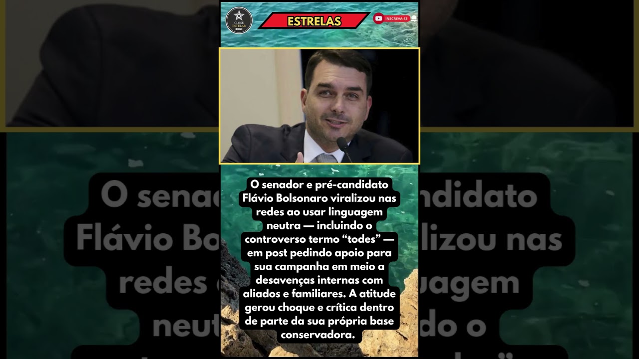 FL&Aacute;VIO BOLSONARO CHOCA BASE AO DIZER &ldquo;TODES&rdquo; NAS REDES!