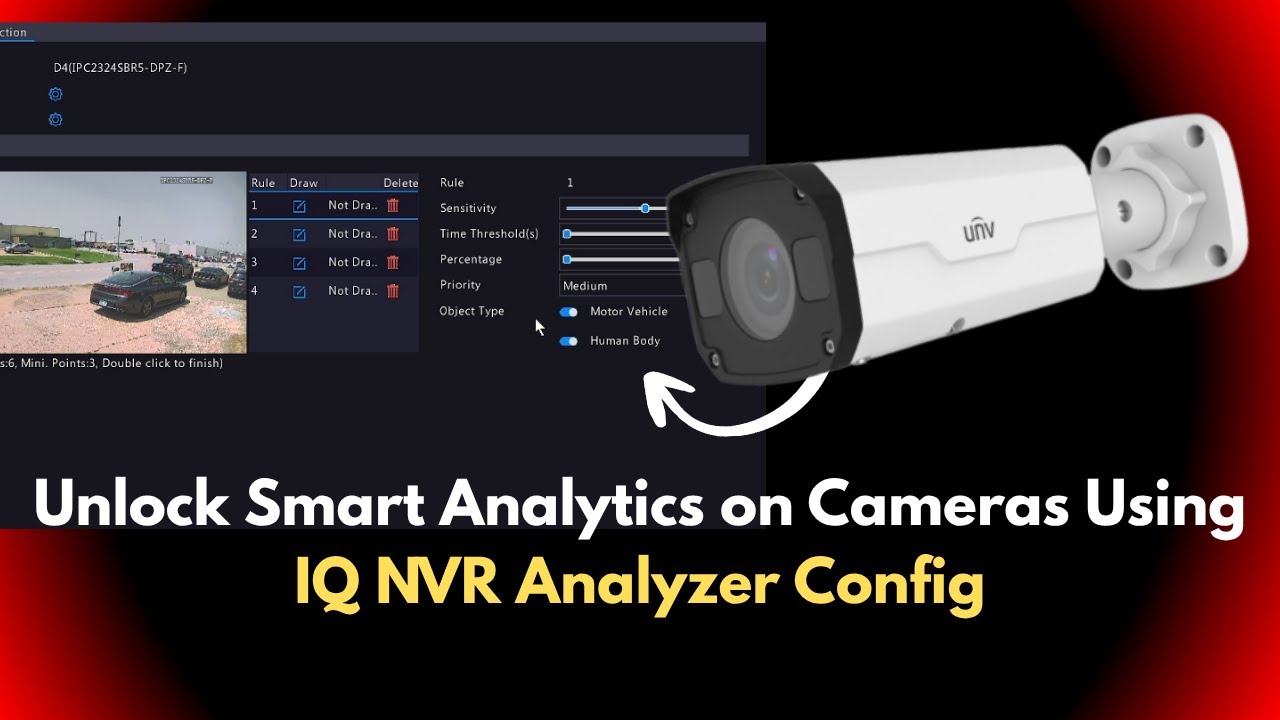 Unlock Smart Analytics on Cameras Using IQ NVR Analyzer Config