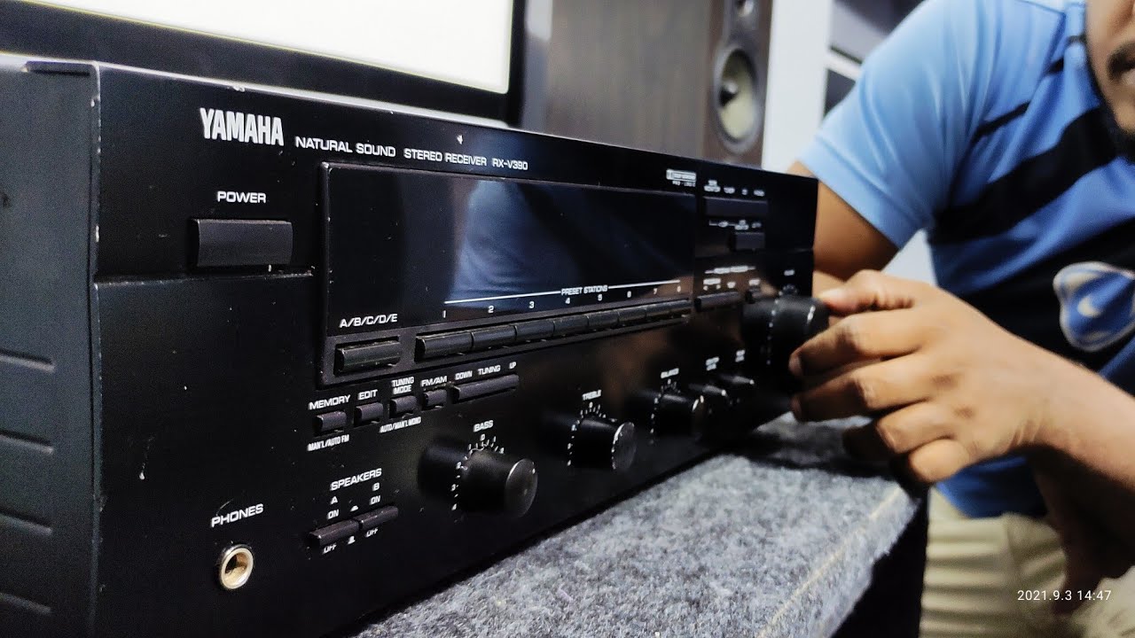 (9500/-) yamaha rxv390 natural sound stereo amplifier prologic amplifier