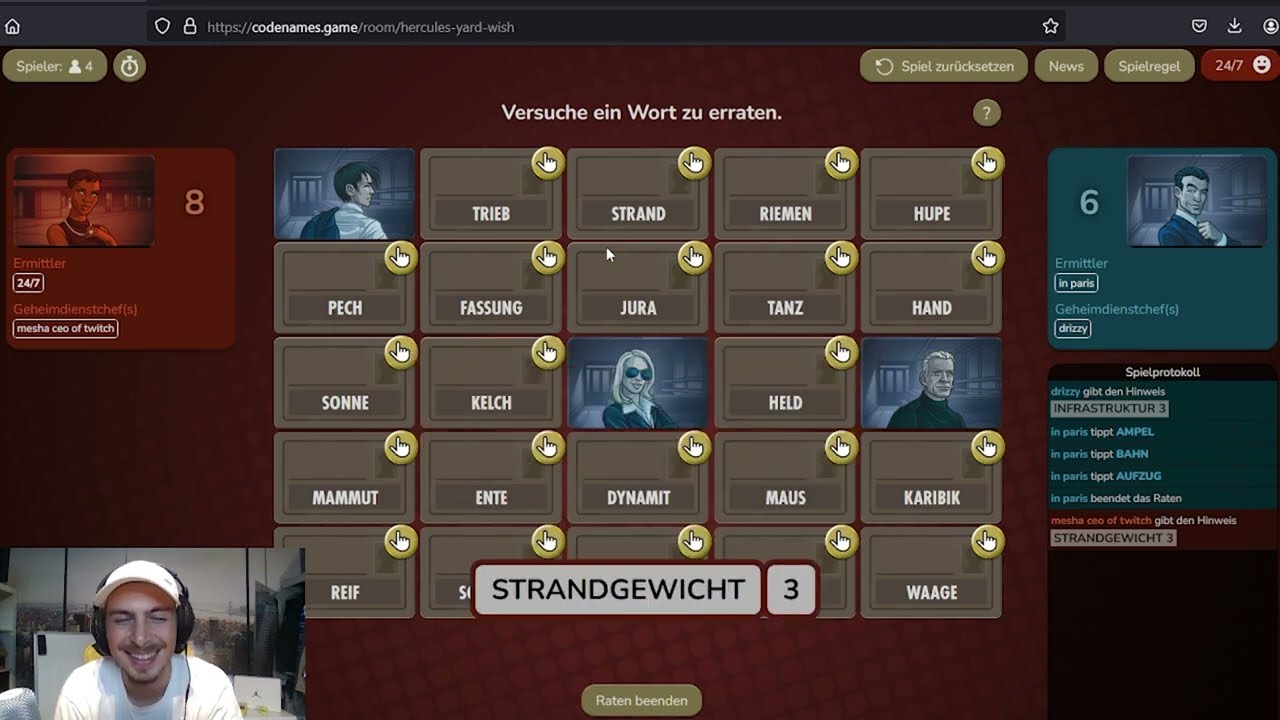 Der SCHLECHTESTE Codenames Spieler | 247mesha Stream-Highlights