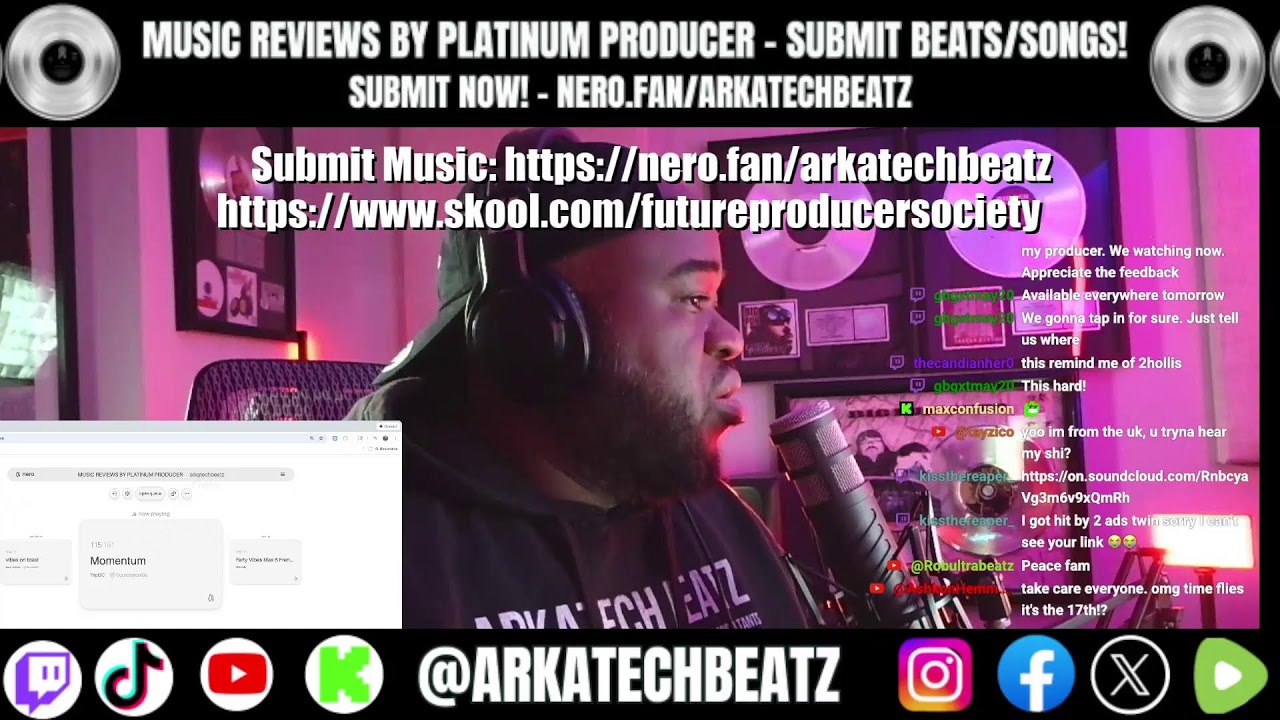 Multi - Platinum Producer Music Reviews  - SUBMIT YOUR BEST BEATS & SONGS!