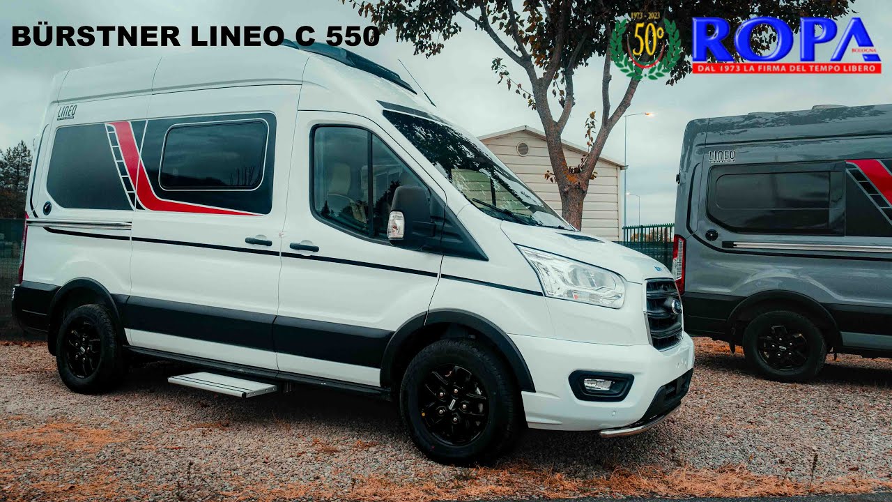 BURSTNER LINEO C 550  FORD TRANSIT 2.0 ECOBLUE 130CV  € 72.007  SU STRADA CAMPER PURO FURGONATO VAN