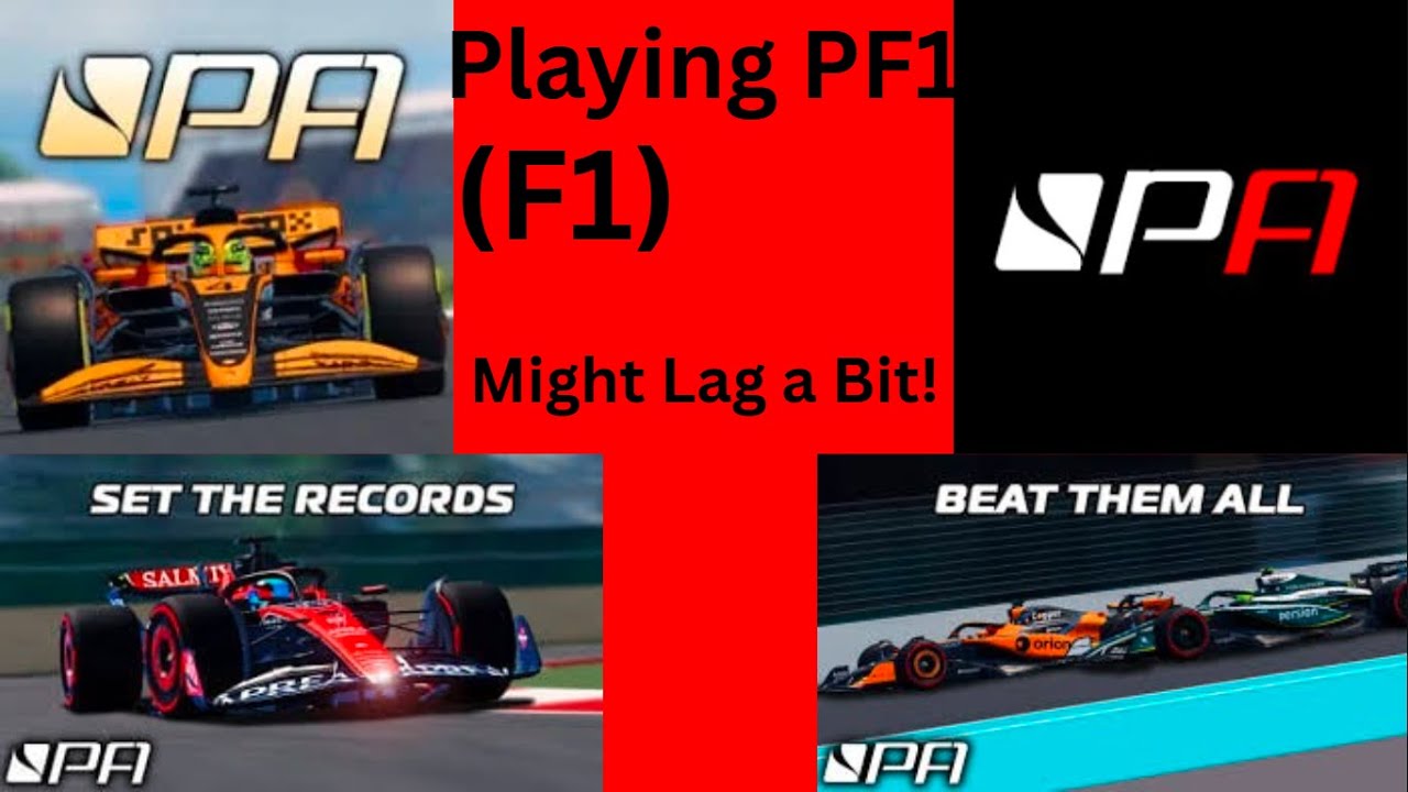 Playing Formula Apex Racing on Roblox