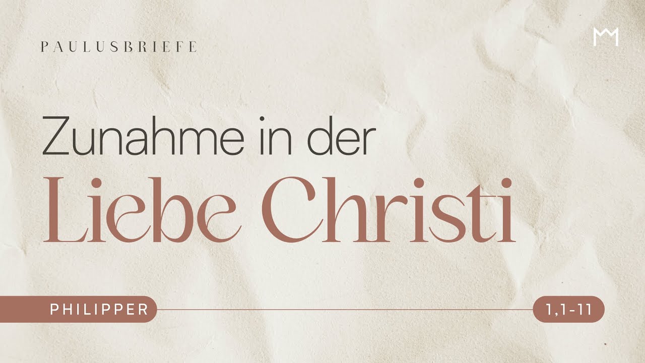 Zunahme in der Liebe Christi - David Krohn