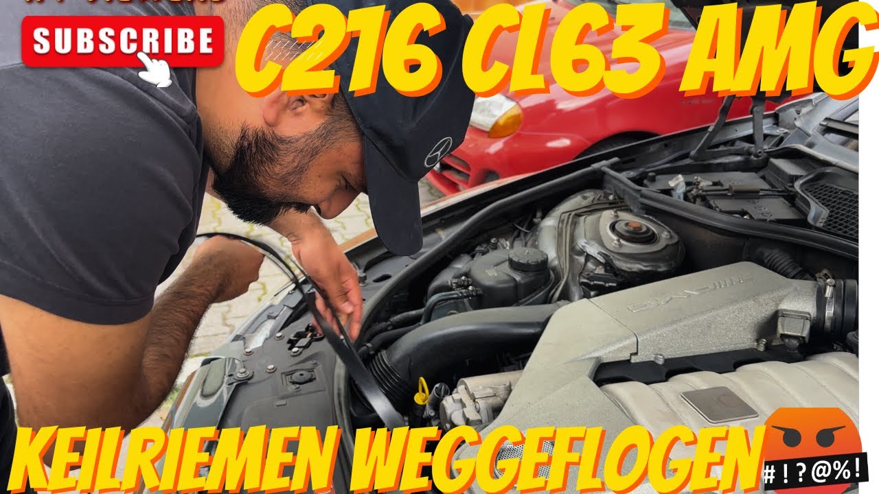 Blockmechanik C216 CL63 AMG Umlenk/Spannrolle Defekt? Neuer Keilriemen Und Rollen NinosKfzGarage