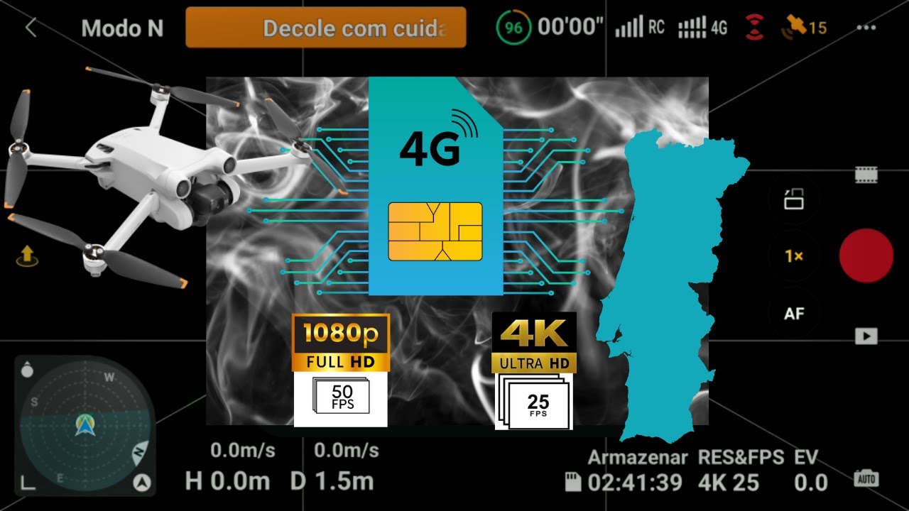 2º VÔO DE TESTE com REDE 4G :: POR CIMA DO FOGO!!!