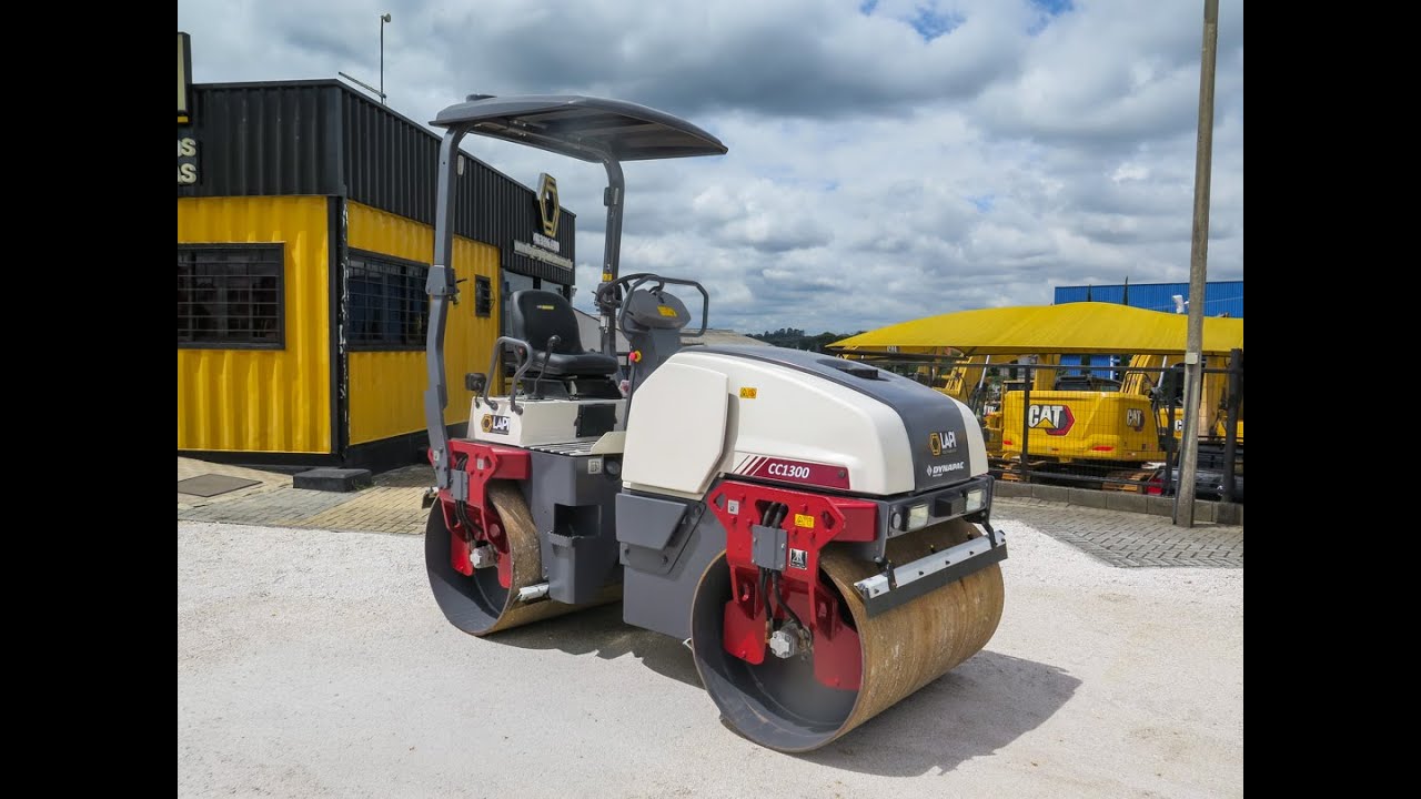 Rolo Compactador Dynapac CC1300 2019 4 Toneladas Chapa Chapa