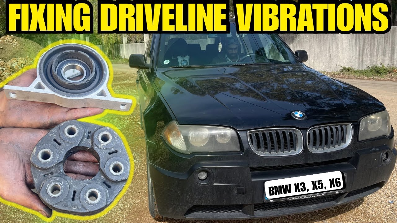 Как заменить гибкий диск и центральный опорный подшипник на BMW X3, X5, X6