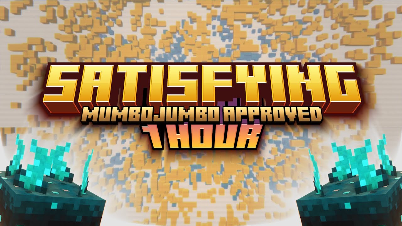 1 Hour of Falling Concrete | Satisfying Minecraft