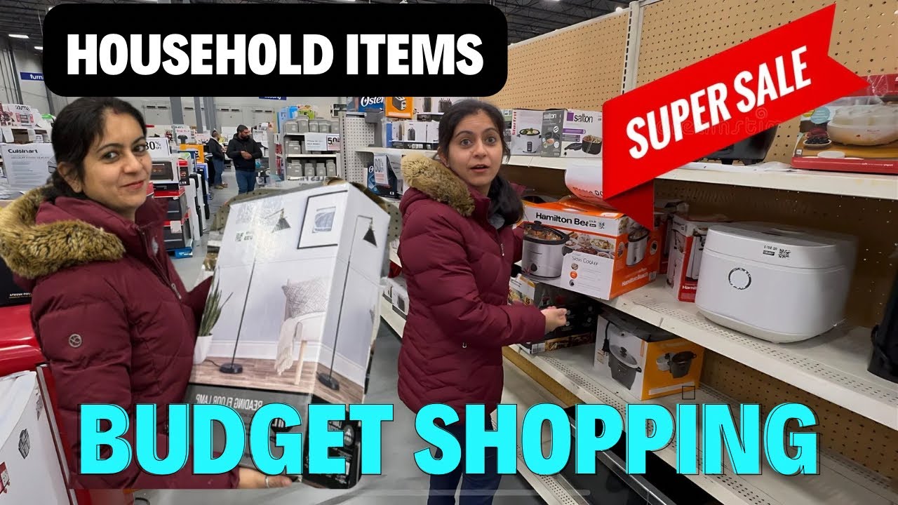 Canada 🇨🇦 Mein Budget Shopping 🛍️ | Calgary Ka Walmart Warehouse For Household Items