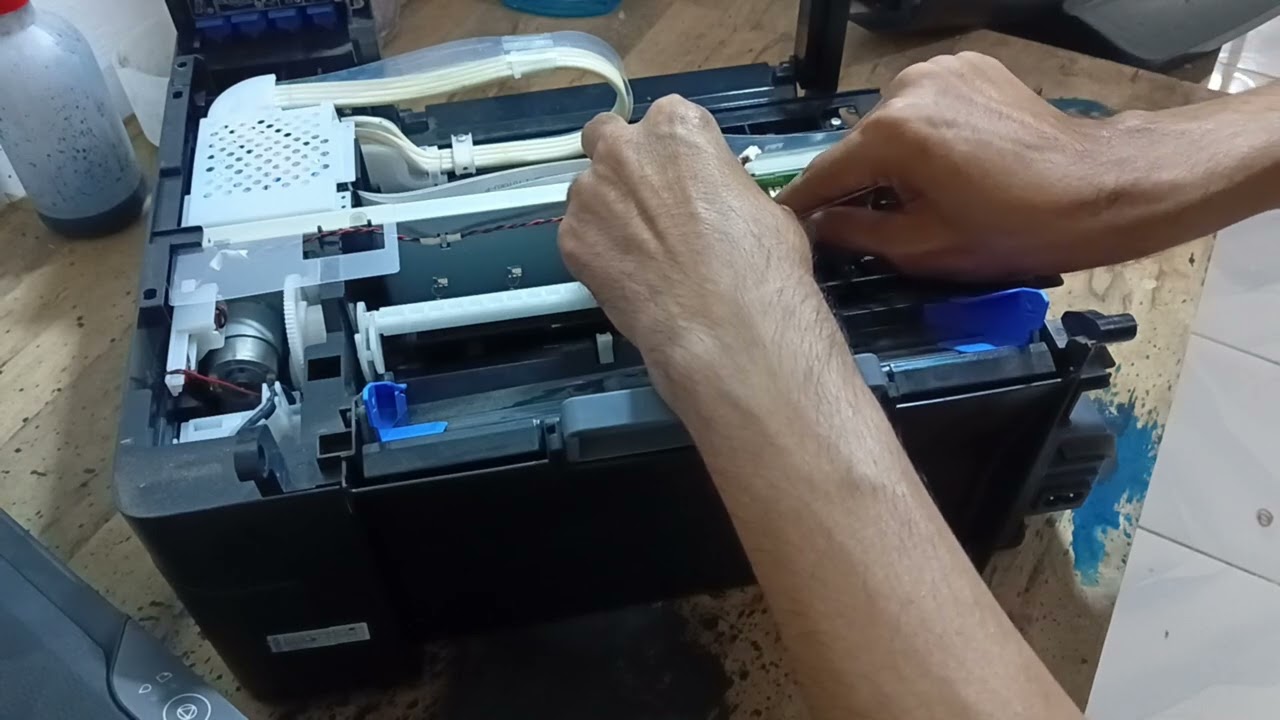 Cara Melepas Sensor Kertas Epson L3210 + Penyebab Mudah Patah