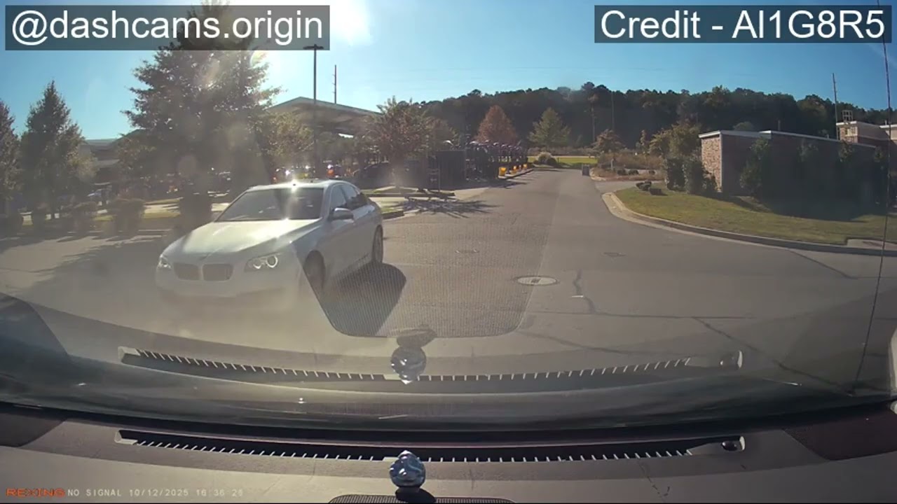 Epic BMW Standoff in One Way Showdown #dashcams
