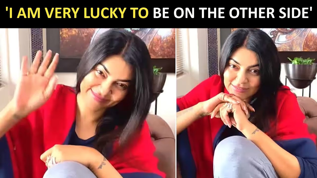 Sushmita Sen talks about suffering from a heart attack and undergoing angioplasty