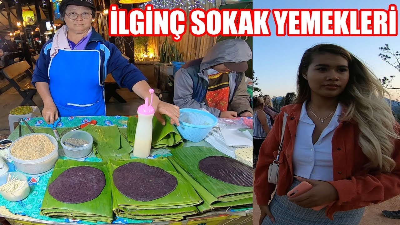 Tayland Pai İLGİNÇ Sokak Yemekleri ~248