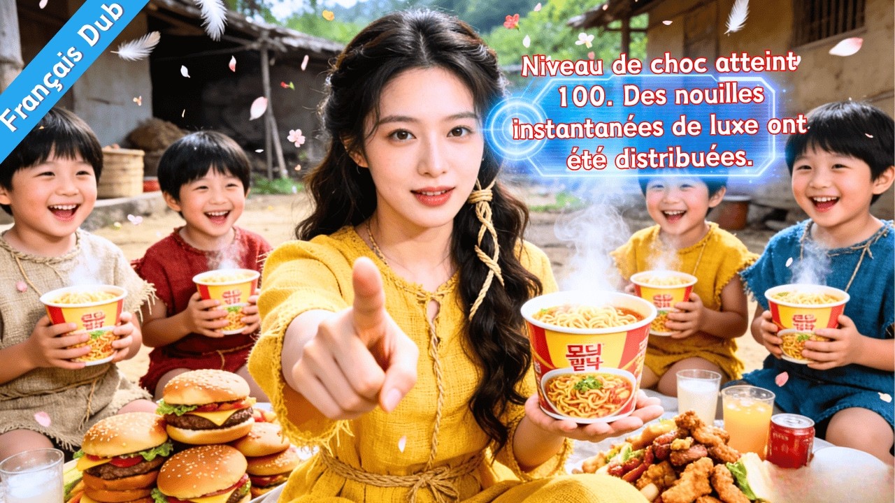 Transmigrée marâtre cruelle, système: mitraillette & nouilles instantanées élevant enfants.