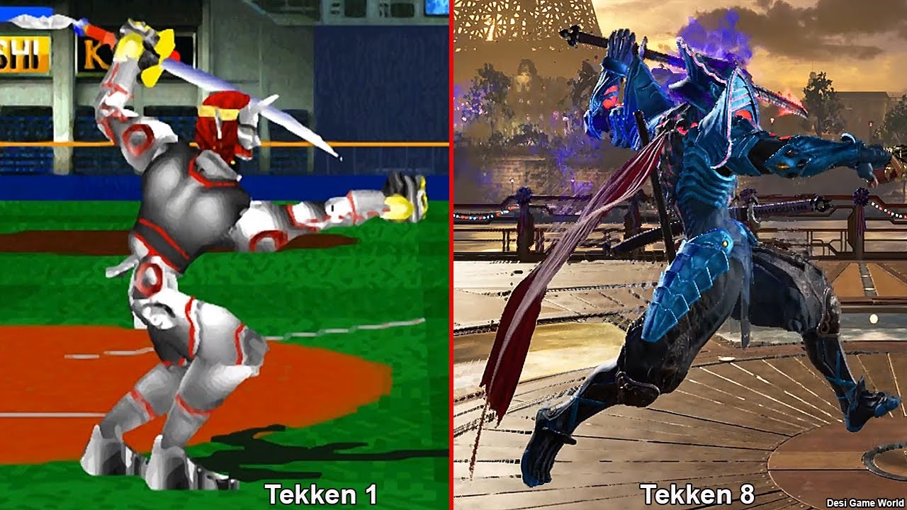Tekken - Yoshimitsu Sword Stab Unblockable Move Evolution (4K 60FPS) 1994-2024
