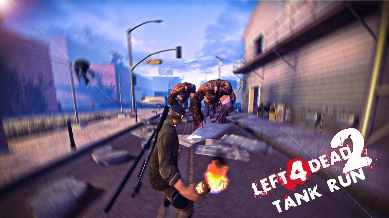 Tank Run de TANKS GIGANTES (Solo, Expert) - The Sacrifice | Left 4 Dead 2