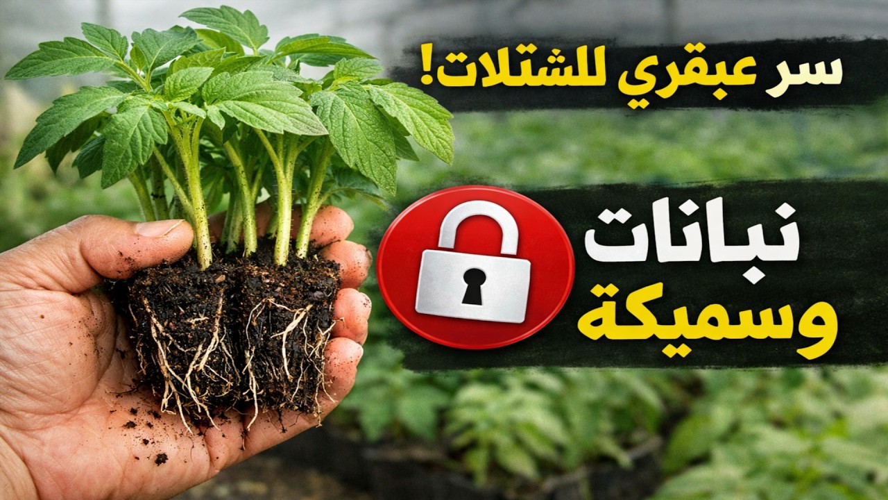 سرٌ أخفاه المهندسون الزراعيون لسنوات! الطريقة العبقرية لشتلات قوية، سميكة، ومثالية لموسم 2026!
