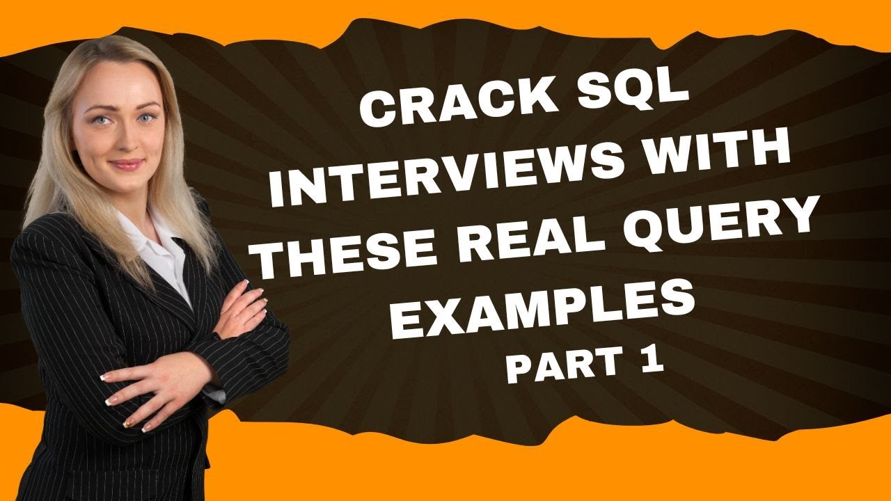 Crack SQL Interviews with These Real Query Examples| #sql #sqlqueries