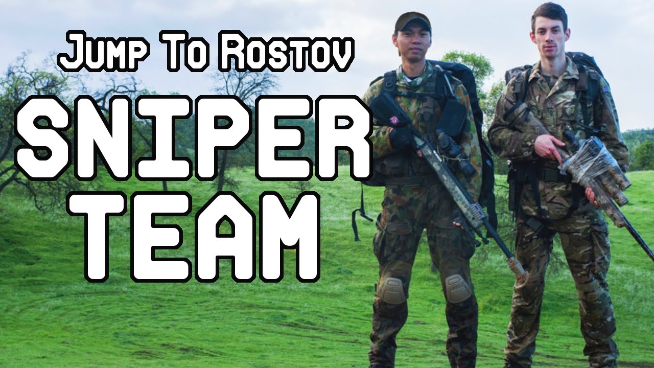 Milsim West Jump To Rostov: Sniper Team (ASG M40A5 Sniper Rifle, TM VSR-10, ATN X-Sight 2 HD)