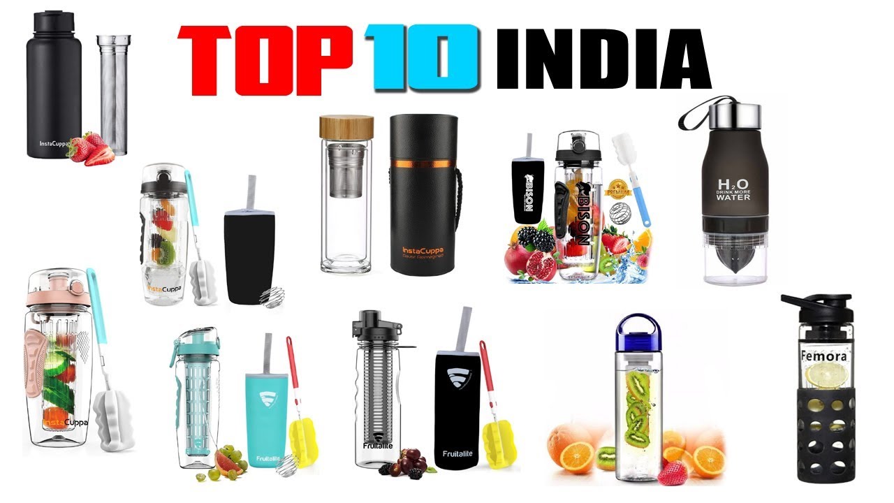 Top 10 Best Fruit Infuser Bottles For Healthy Detox Water In India 2020 With Price