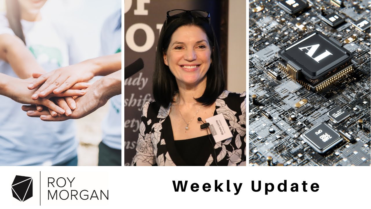 Roy Morgan Update October 14, 2025: AI, Charitable Donations and Consumer Confidence