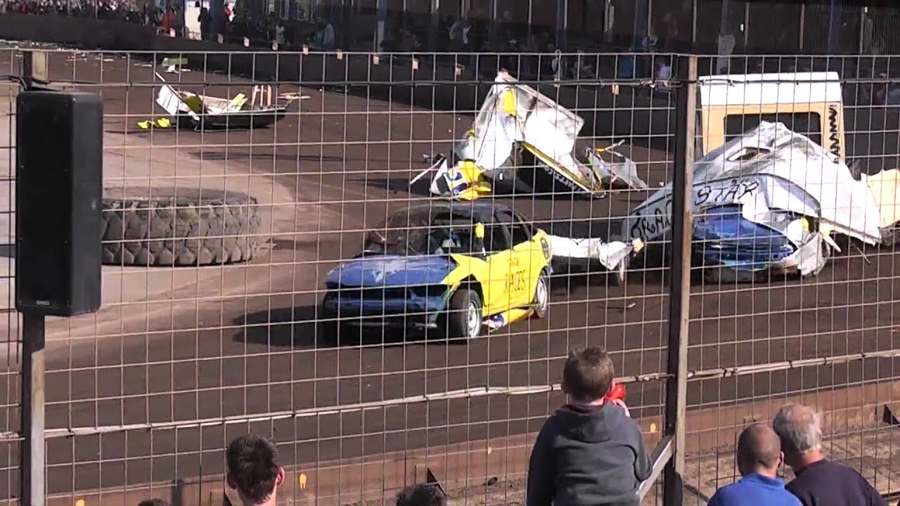 Stock Car Banger Racing With Caravans