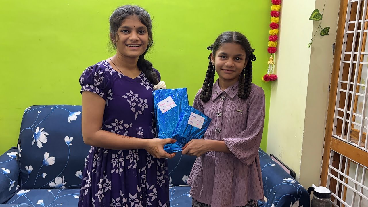 Night 12 కి మా Akka కి Wish చేసి surprise gift ఇచ్చిన friends || Happy birthday Akka ❤️❤️