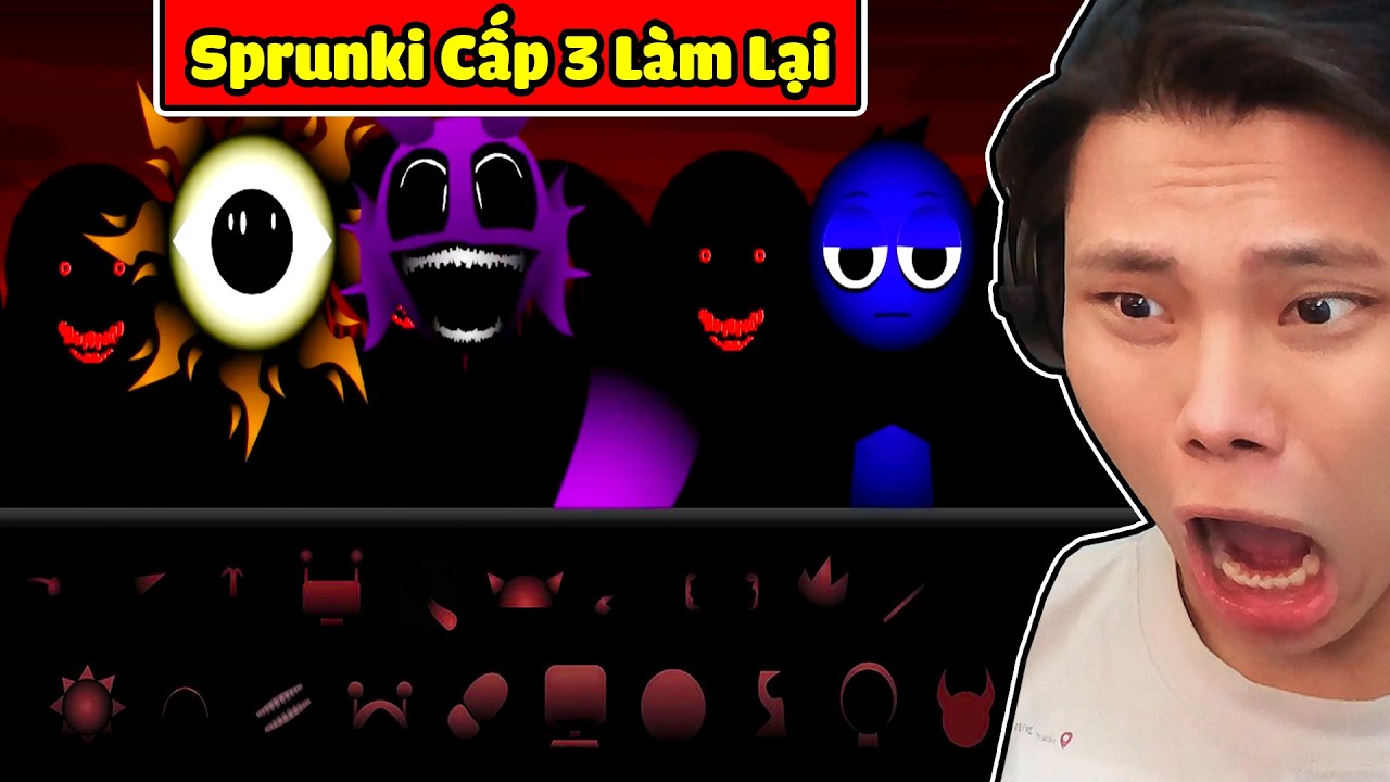 SPRUNKI CẤP 3 LÀM LẠI KINH DỊ NHẤT THẾ GIỚI🌈🥵🔮JAYGRAY NÂNG CẤP INCREDIBOX SPRUNKI PHASE 3 RETAKE MOD