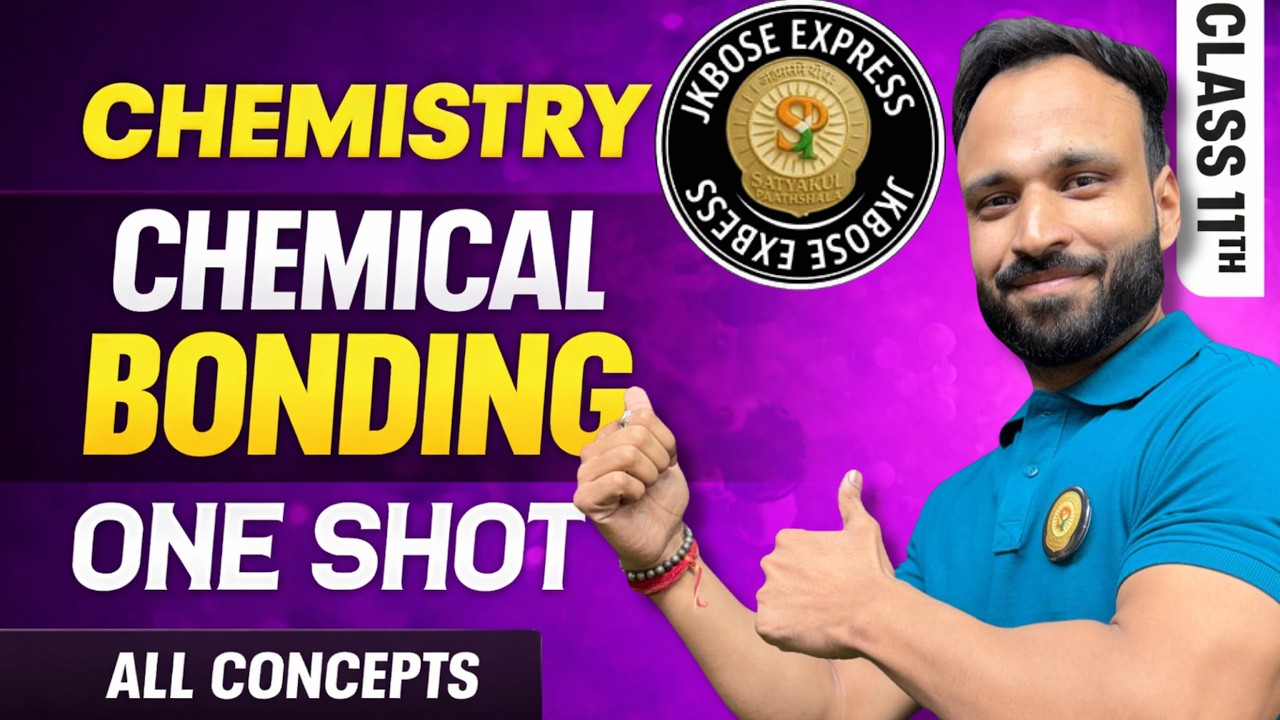 JKBOSE🔥 Class 11th   🔥 | IMPORTANT QUESTIONS  | CHEMICAL BONDING |  By AJAY SIR| 🔥#jkbose