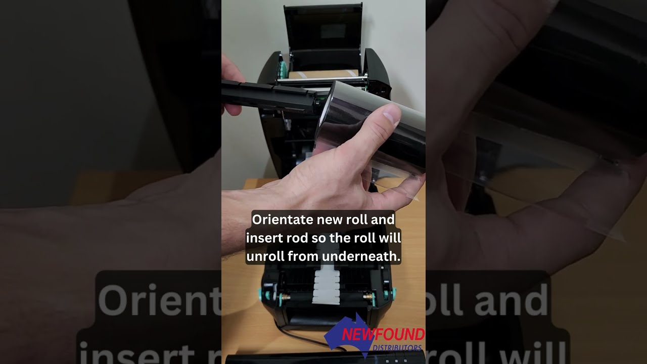 Godex RT700i - Changing Ink Ribbon for Heat Seal Label Printer