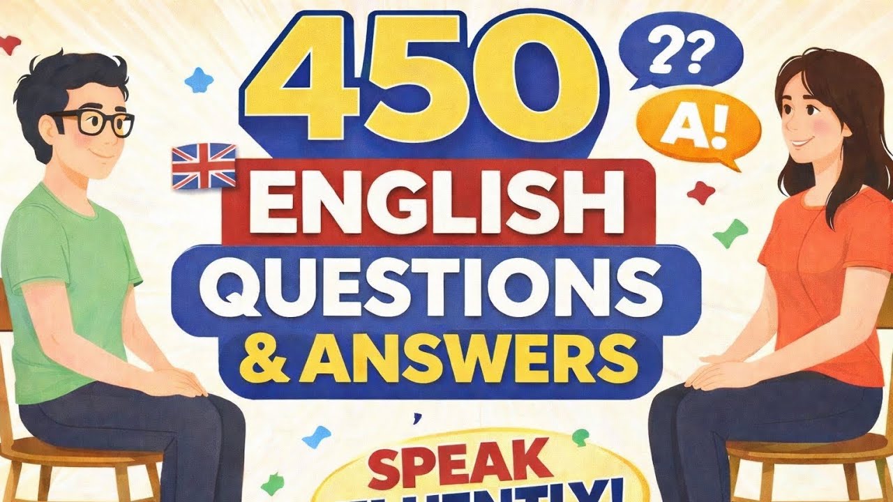 ✅ 450 Common Questions and Answers in English || Learn English || Daily Use Spoken English Practice
