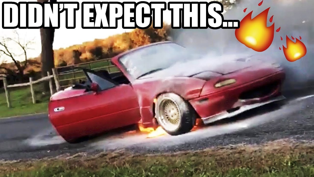 TURBO MIATA WENT UP IN FLAMES!!!