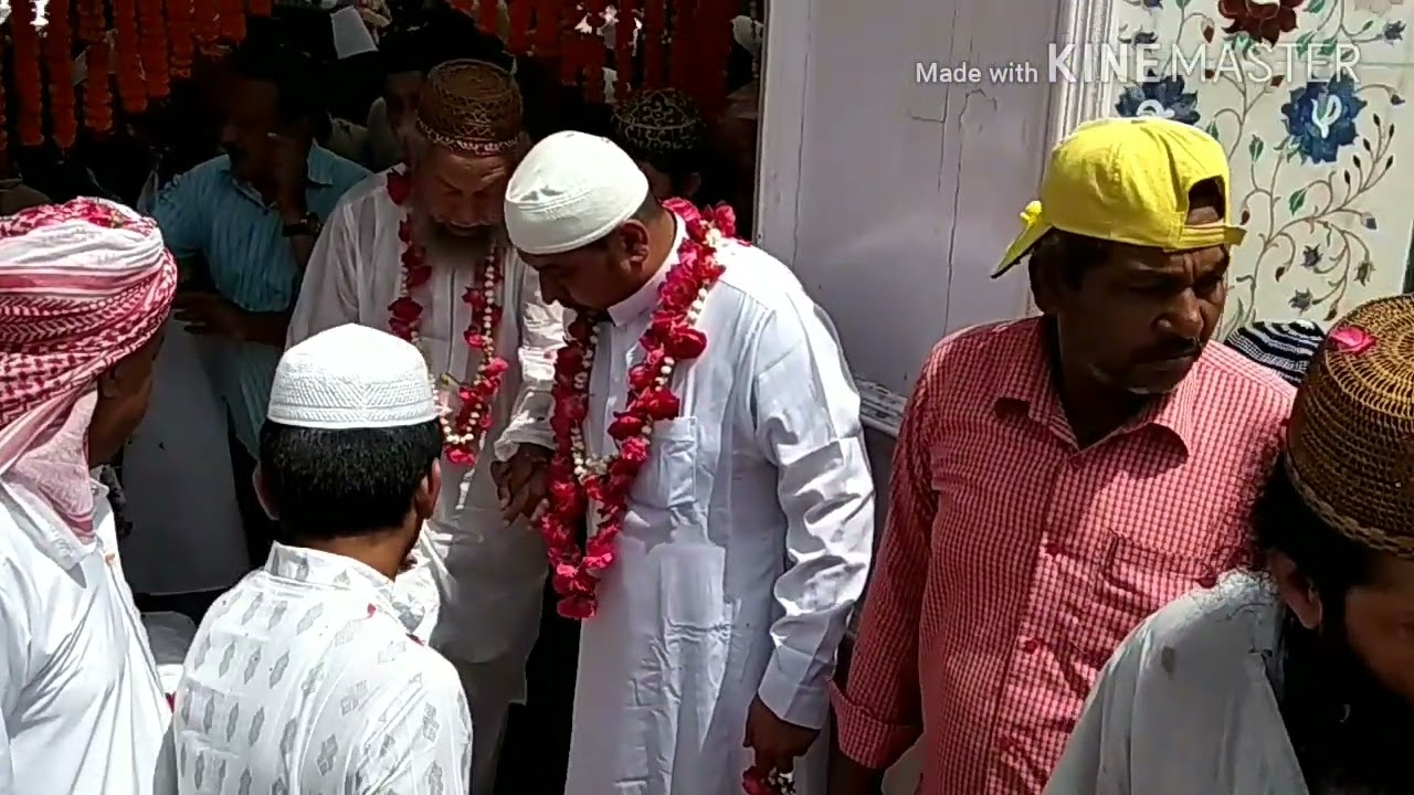 Sarkar Hasni miyan sahab ke haj se wapas ane par unka istaqbal