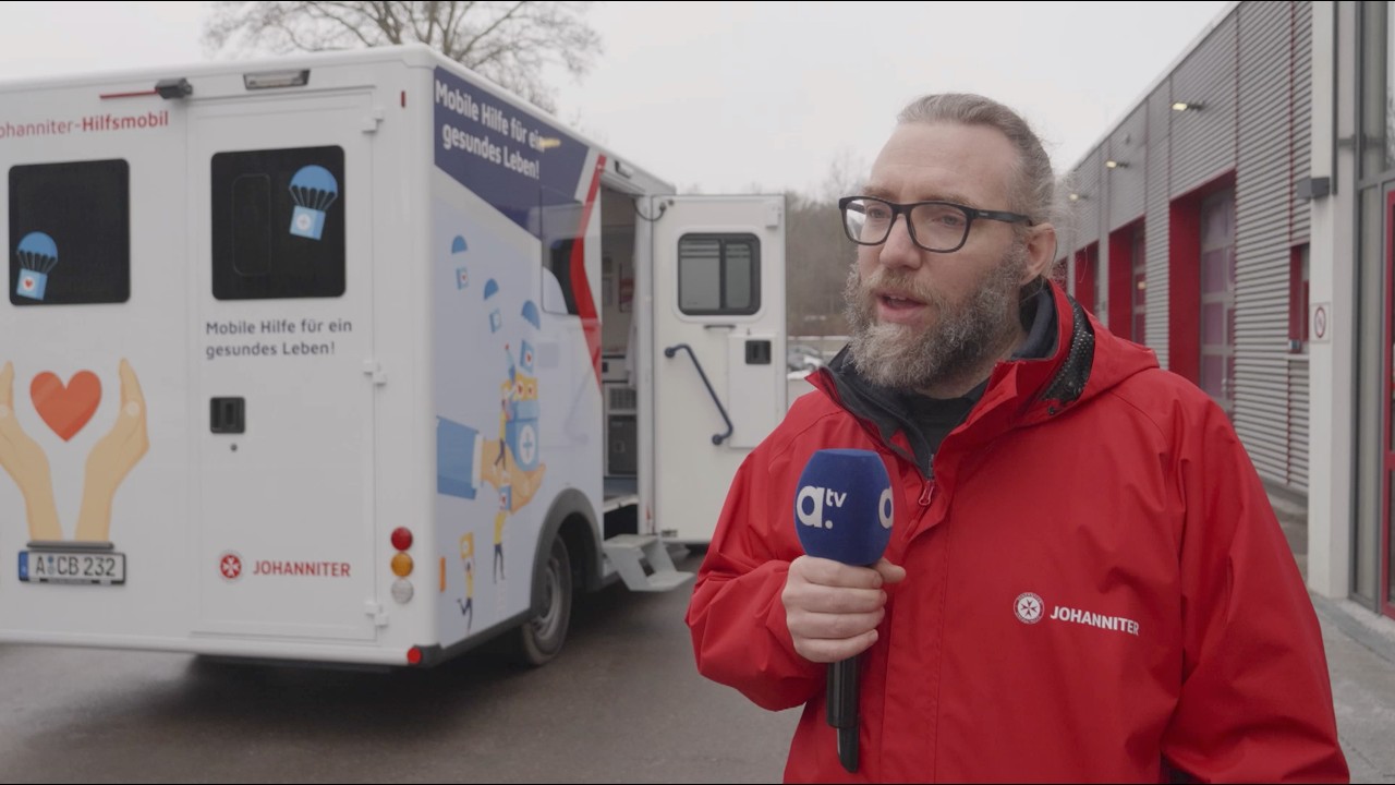Unterwegs mit dem Hilfsmobil der Johanniter Augsburg
