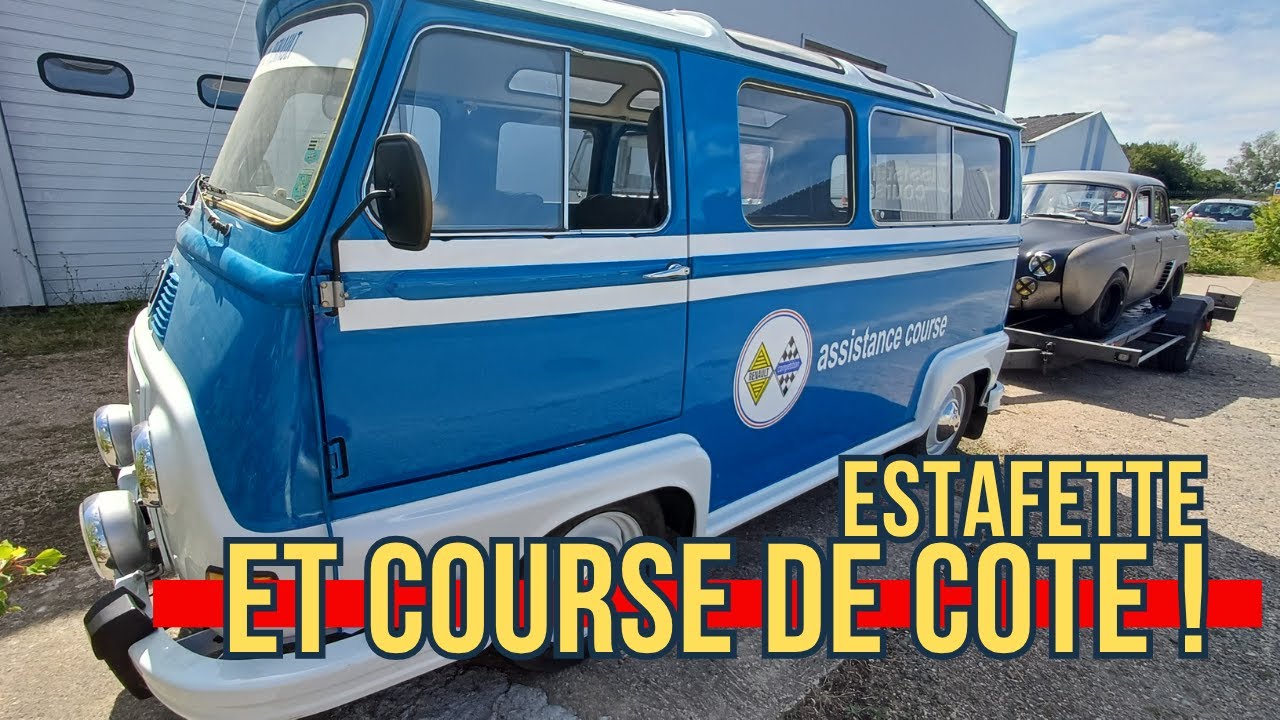 l'Estafette Renault nous emmène en course de côte! ne ratez pas la fin!
