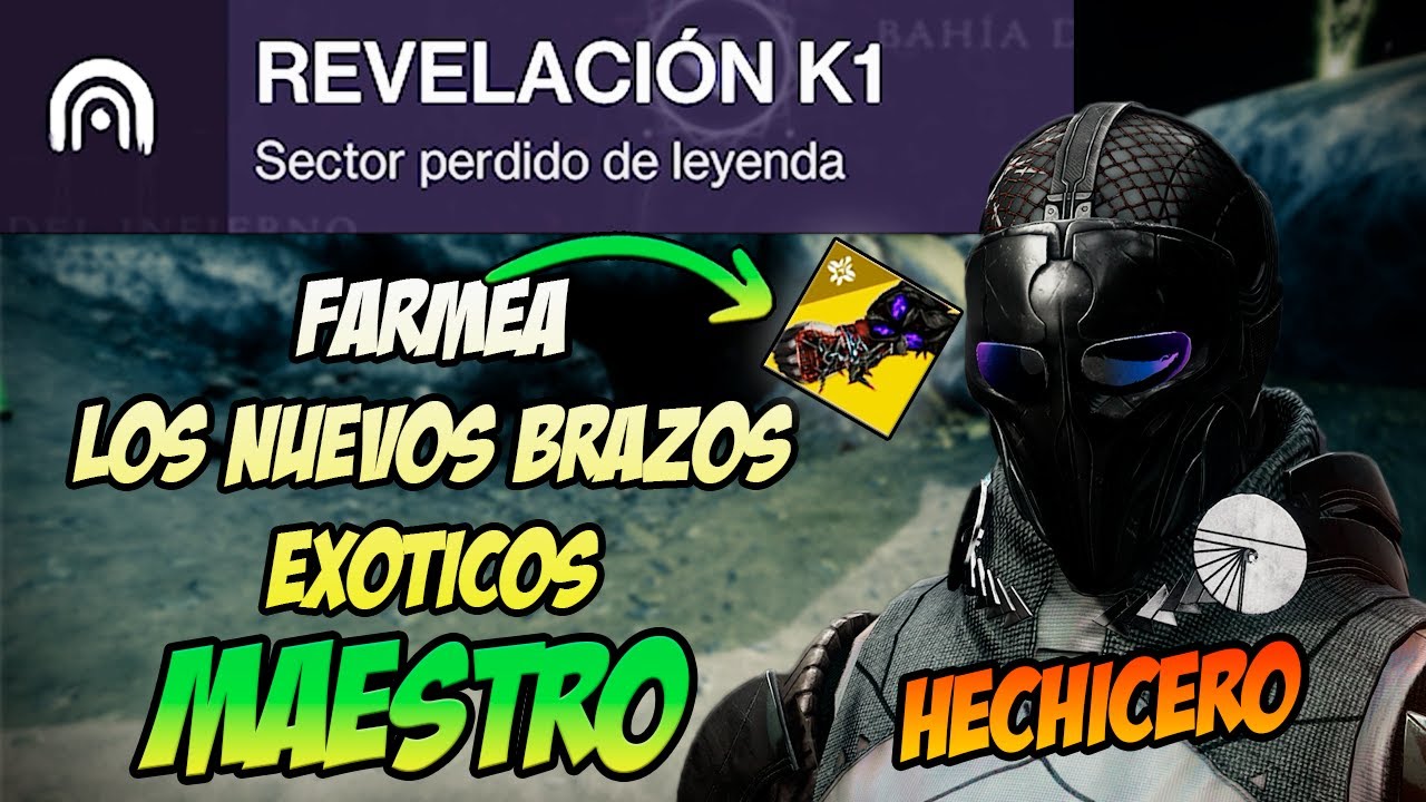 Como FARMEAR  Sector Perdido REVELACIÓN K1 MAESTRO SOLO Hechicero  Destiny 2 Ataduras de Brezo