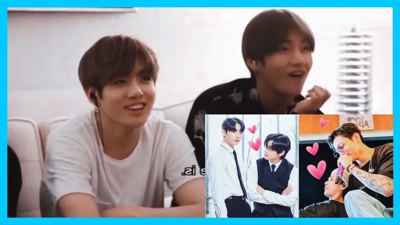 BTS reaction to VKOOK Flirting Moments [fanmade]
