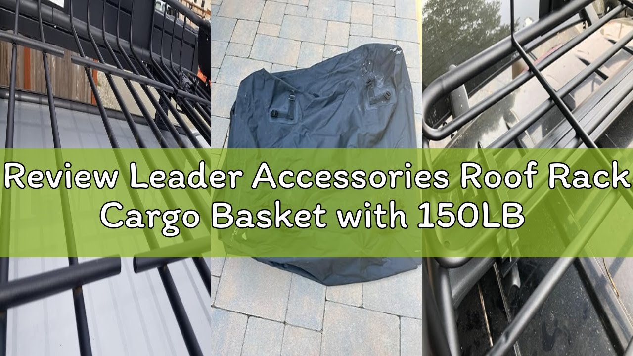 Review Leader Accessories Roof Rack Cargo Basket with 150LB Capacity Car Top Luggage Carrier 64