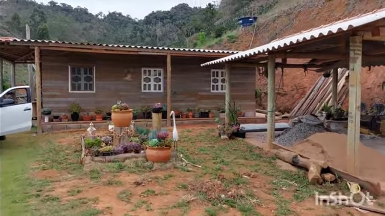 Tour na Minha casinha da #roça. construindo a varanda.