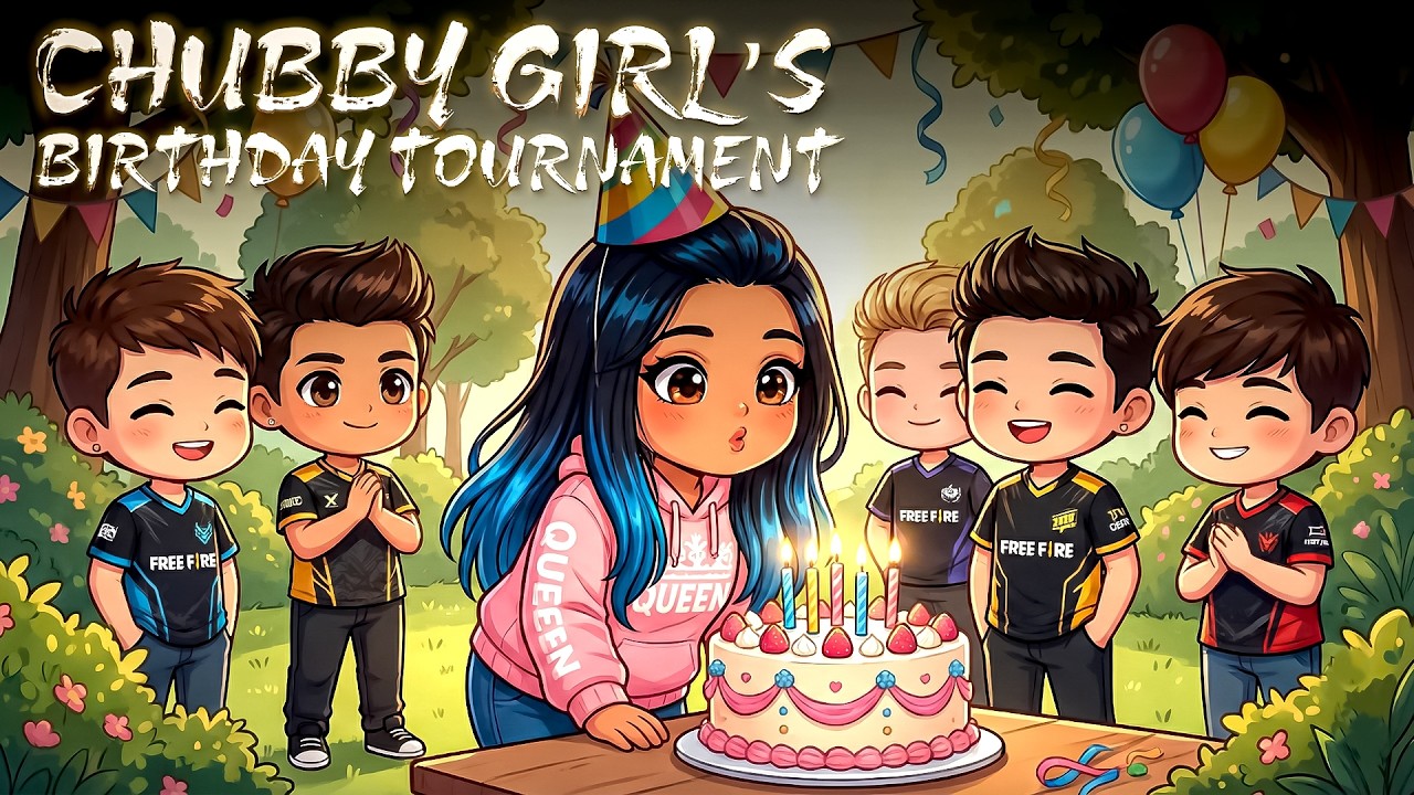 එන්න කස්ටිය තෑගි දිනන්න... Chubby Girl's Birthday Tourament.... 😁🩷 GarenaFreeFire | ChubbyGirl