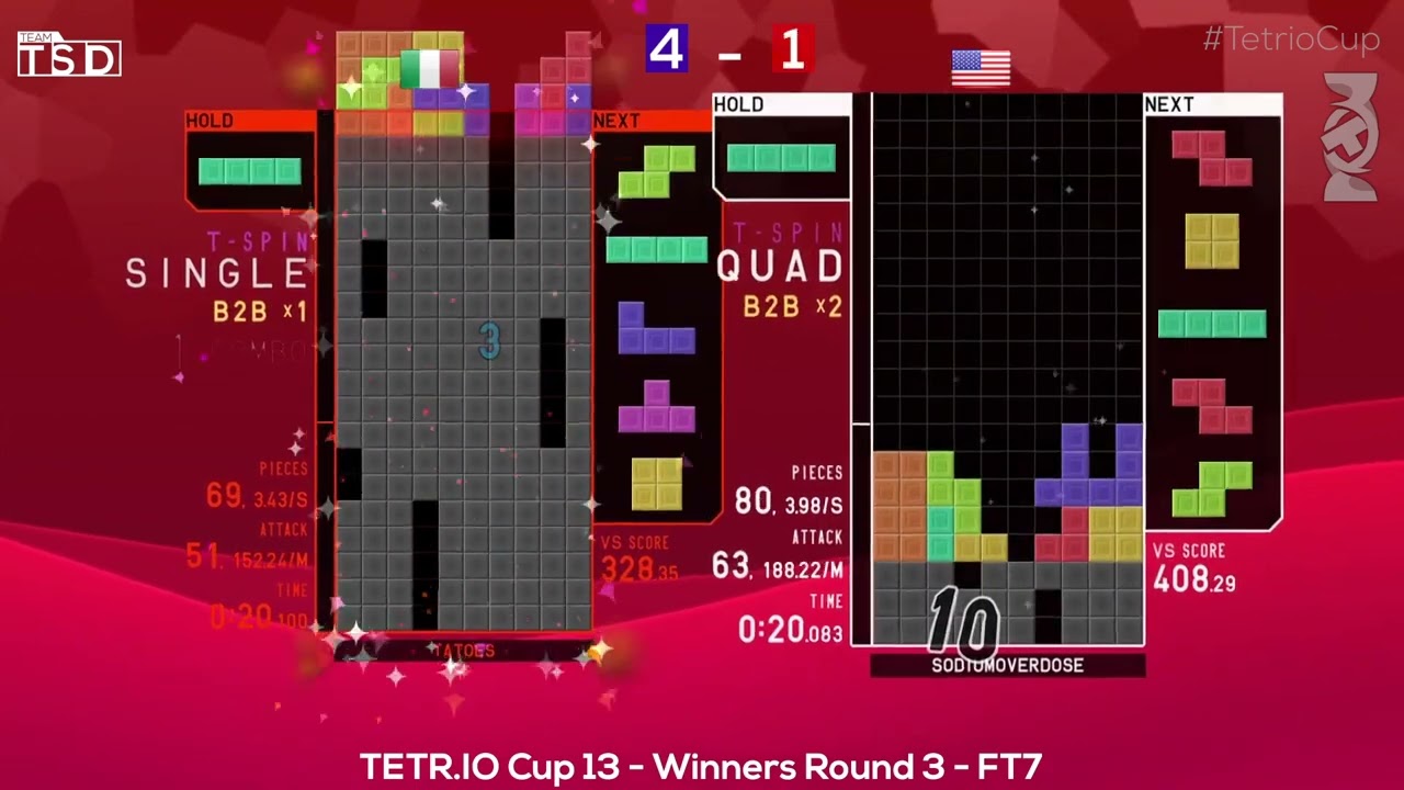 TETR.IO Cup 13 - Tatoes vs SodiumOverdose - Winners Round 3