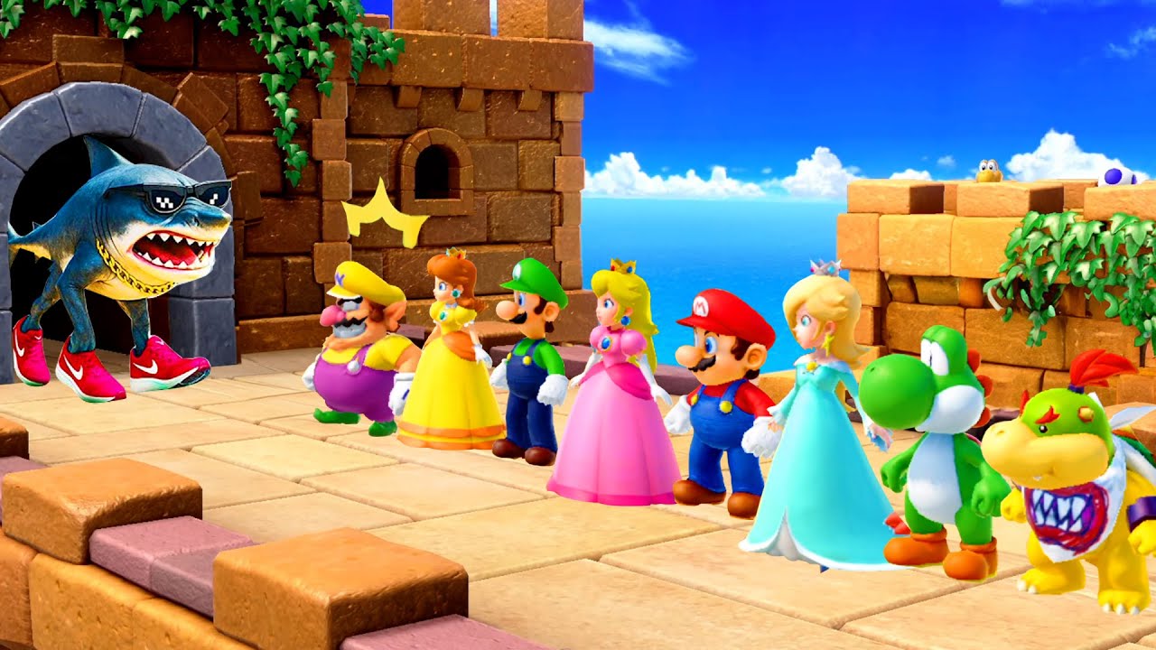 【マリオパーティシリーズ】すべてのミニゲーム 8人から20人 ピーチ姫 Vs マリオ Vs ヨッシー Vs クッパJr (CPU最強 たつじん) 4K UHD (2160P)
